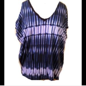 Vince Ombré V-Neck Top